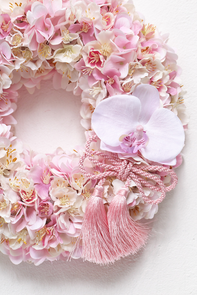 送料無料】満開の桜リース 25cm | el flowers online shop